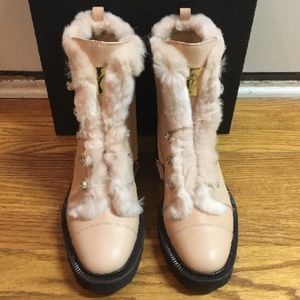 BRAND NEW!! Giuseppe Zanotti - Hilary Fur Boots US 8 | IT 38 (NIB)